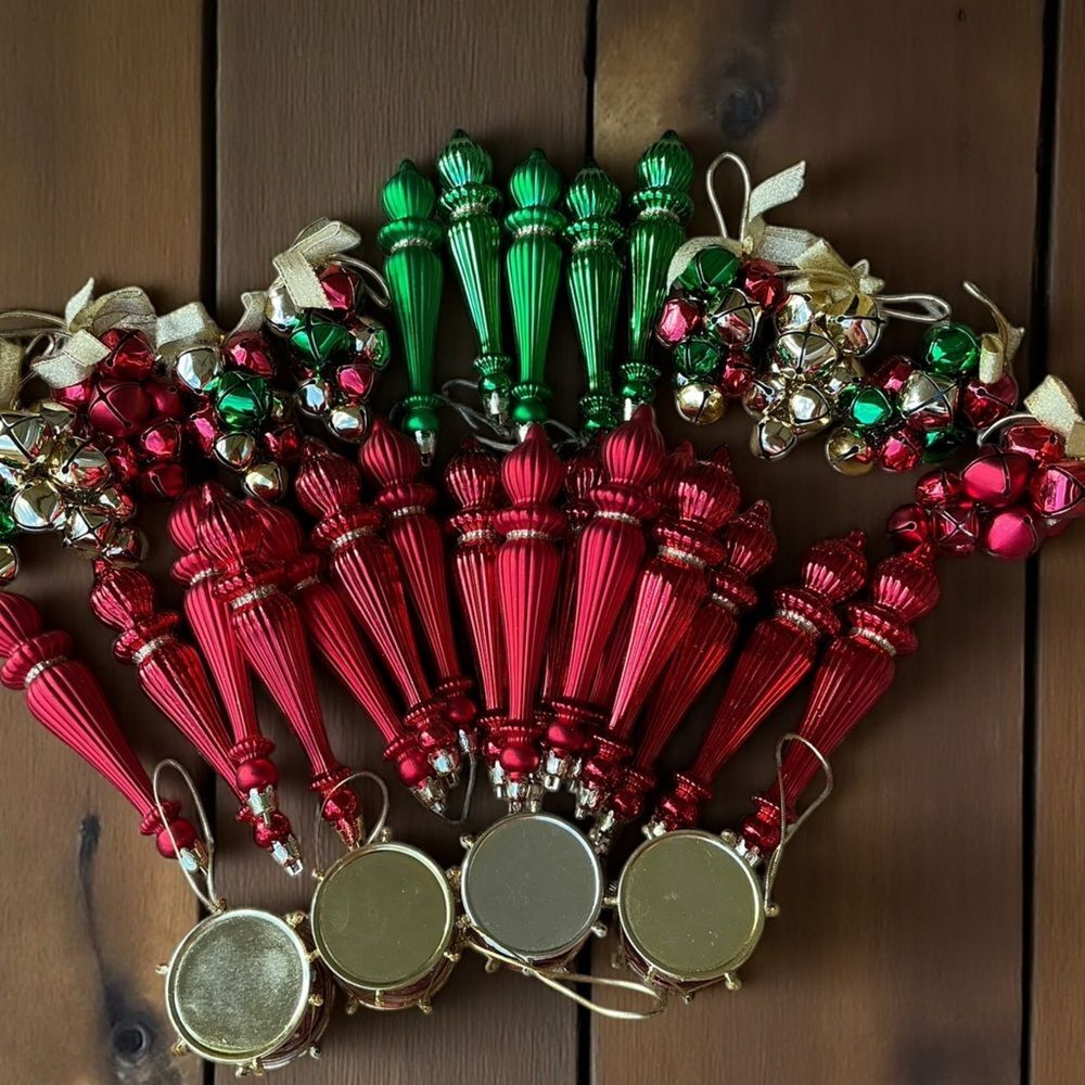 Ornament Lot Red and Geeen